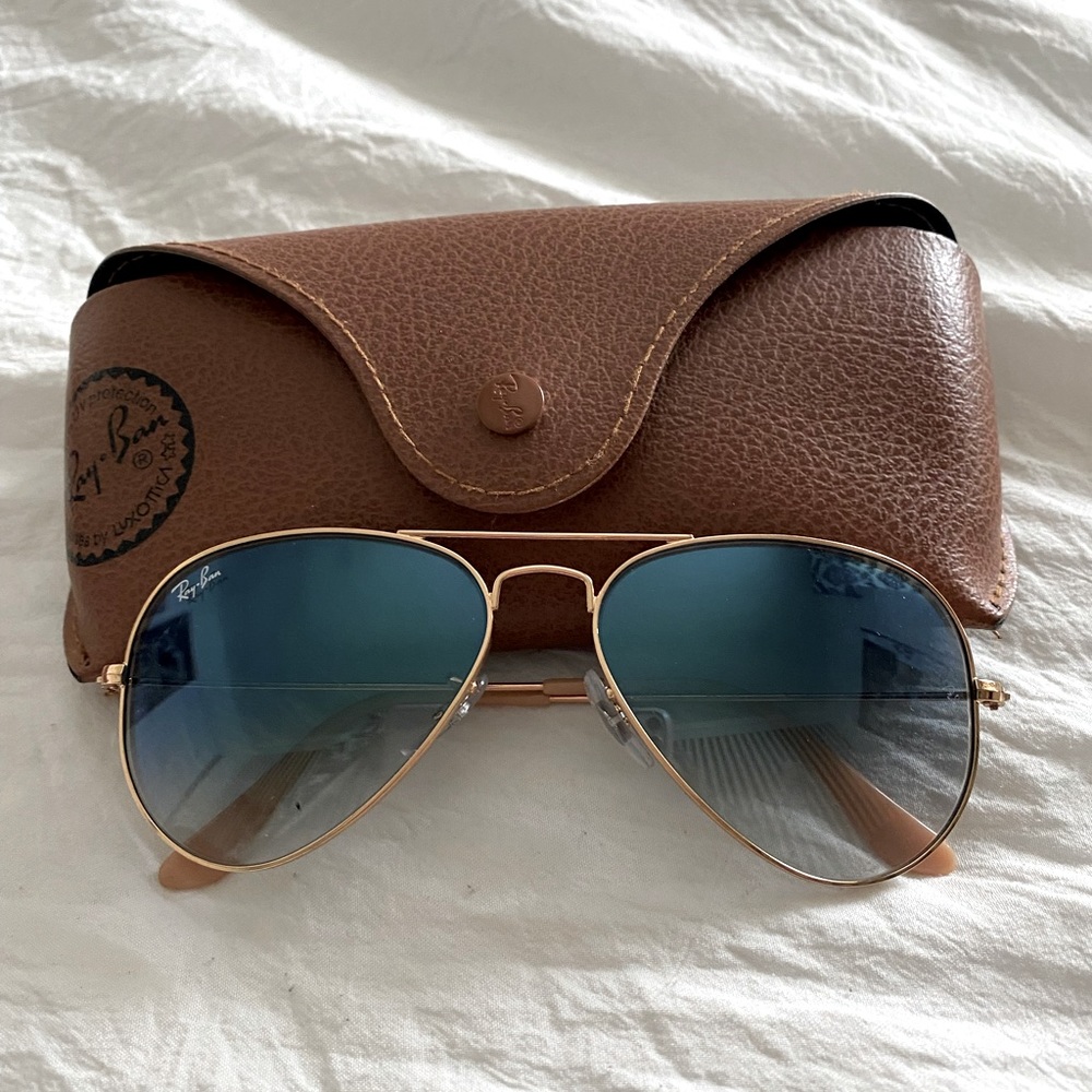 Basically brand new light blue RayBans!
